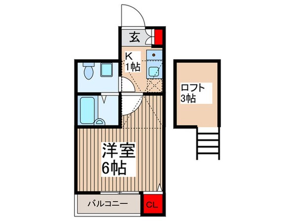 コンフォート所沢の物件間取画像